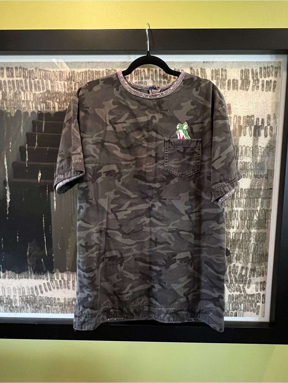 Marc Jacobs x Julie frog camo t-shirt / mini dress Small